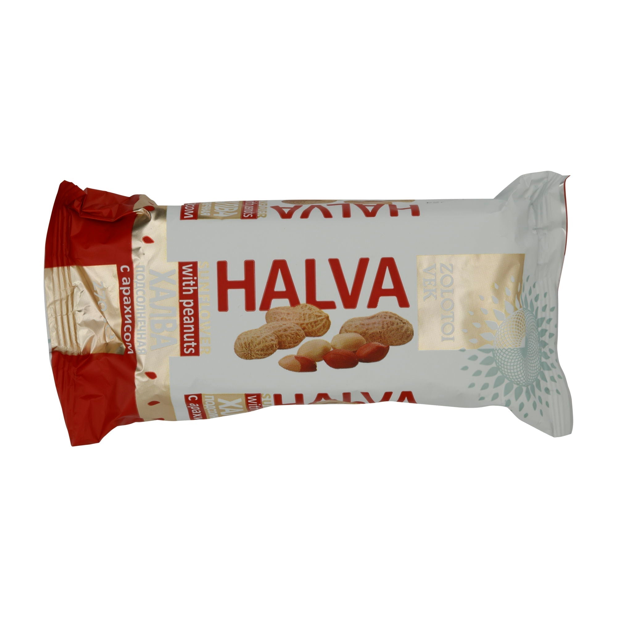 Halva Zolotoy Vek | Süßigkeit | Mit Erdnüssen | 270g ZOLOTOI VEK